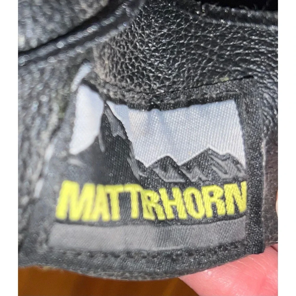 Matterhorn 12255 Mining Boots Mens 10 M Black Good Vibram Metatarsal Guard